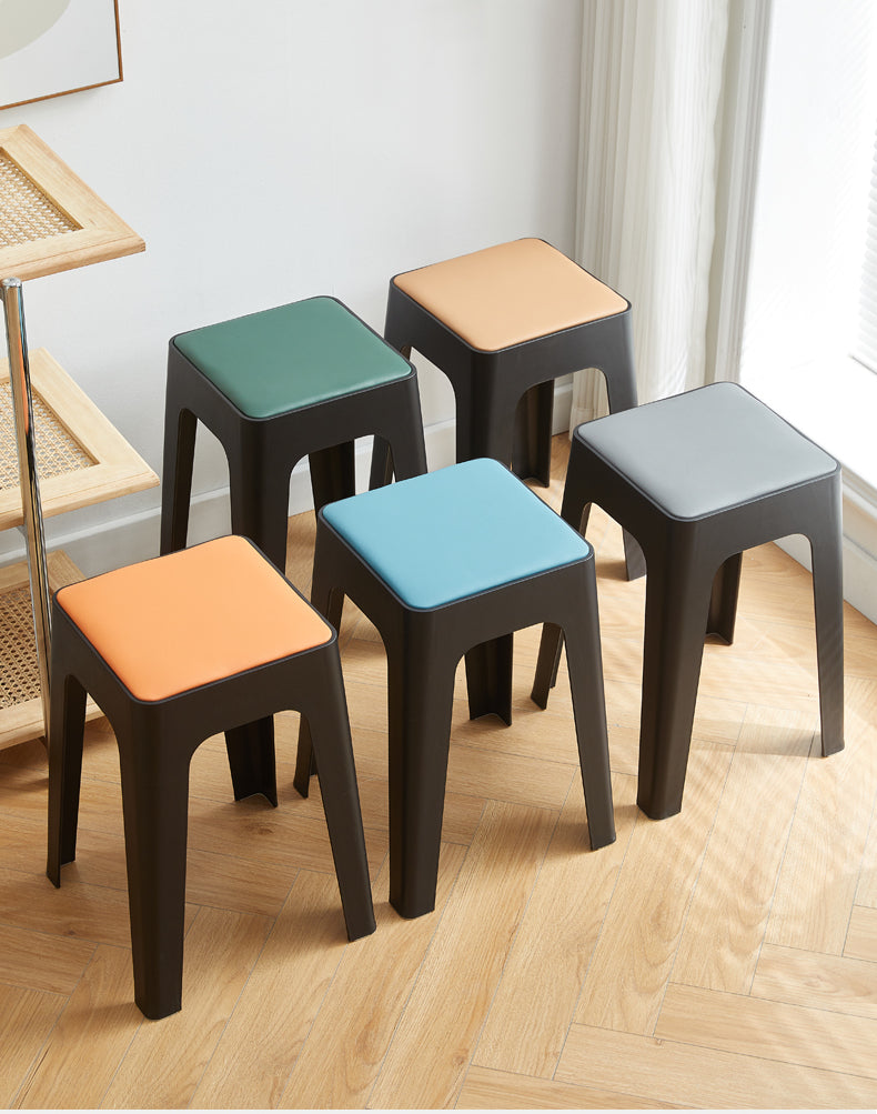 CHENGXIN HOME Araceli Thickened Modern Stacking Plastic Stool from CHENGXIN HOME