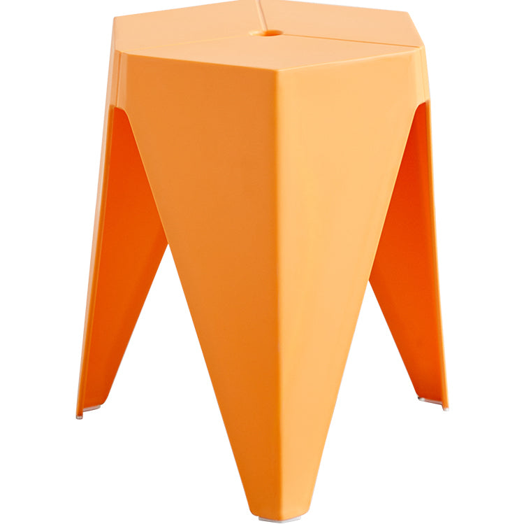 CHENGXIN HOME Isolde Stackable Nordic Round Stool - Modern Dining Bench from CHENGXIN HOME