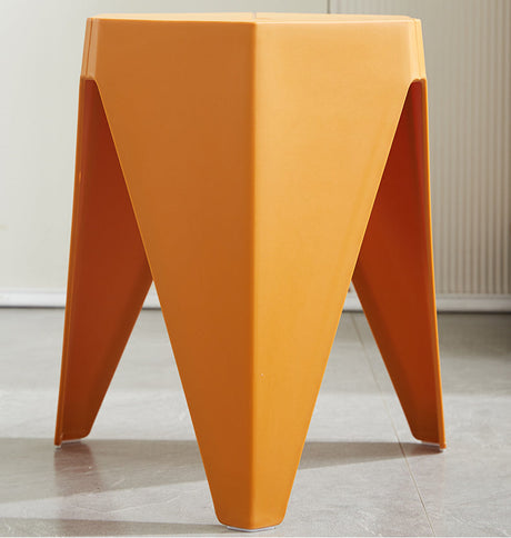 CHENGXIN HOME Isolde Stackable Nordic Round Stool - Modern Dining Bench from CHENGXIN HOME