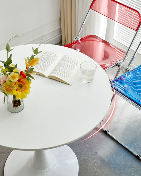 CHENGXIN HOME Yuki Elegant Minimalist Round Table Set from CHENGXIN HOME