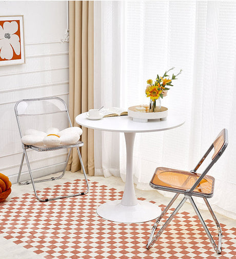 CHENGXIN HOME Yuki Elegant Minimalist Round Table Set from CHENGXIN HOME