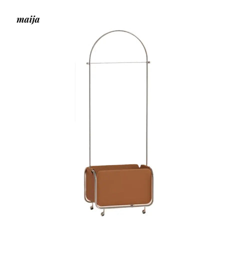 LOWERLEFT Stainless Steel Leather Coat Rack from Lower Left