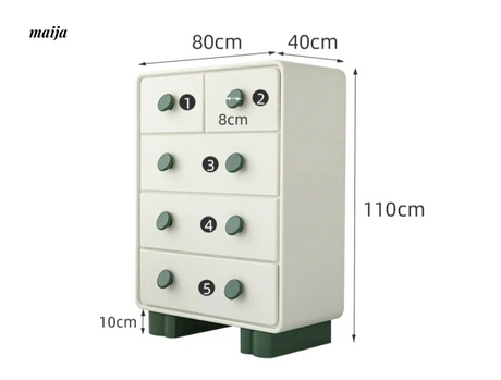 LIVINGPLUS Light Luxury Drawer Side Cabinet from LIVINGPLUS