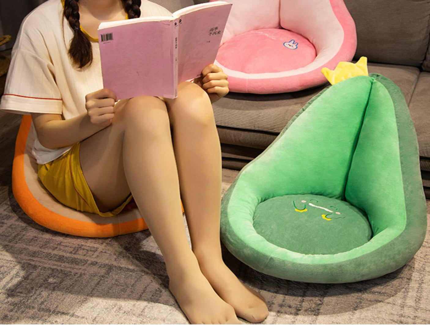 DANDELION Isabela Cozy Cartoon Chair Cushion from DANDELION