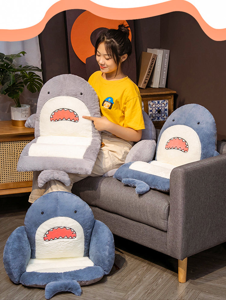 DANDELION Kaimana Cozy Cartoon Shark Chair Cushion from DANDELION