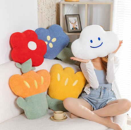 DANDELION Sapporo Cozy Floral Nordic Style Pillow from DANDELION