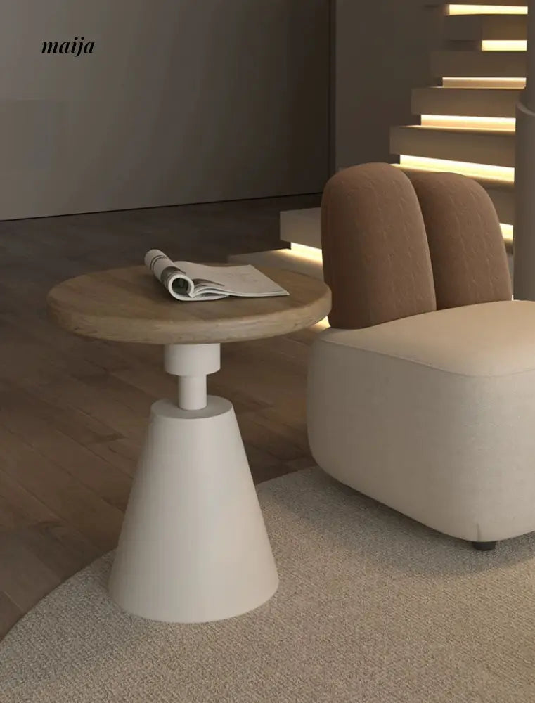 Fabian Solid Wood Side Table from maija