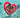 DUJIA Amara Sparkling Heart-Shaped Inflatable Swimming Ring from DUJIA