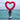 DUJIA Amara Sparkling Heart-Shaped Inflatable Swimming Ring from DUJIA