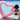 DUJIA Amara Sparkling Heart-Shaped Inflatable Swimming Ring from DUJIA