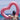 DUJIA Amara Sparkling Heart-Shaped Inflatable Swimming Ring from DUJIA