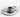 EPIUS Alaric Minimalist Stainless Steel Coffee Dinner Plate from EPIUS