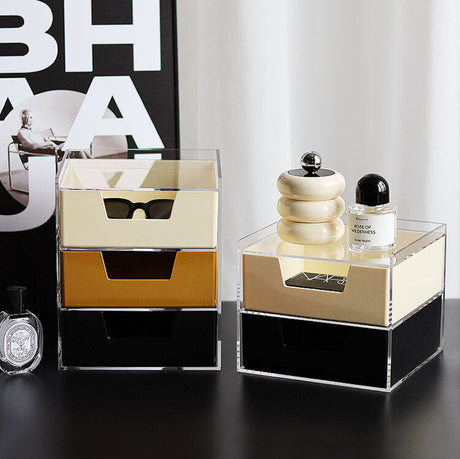 EPIUS Aranauka Stylish Acrylic Multi-Layer Storage Box from EPIUS