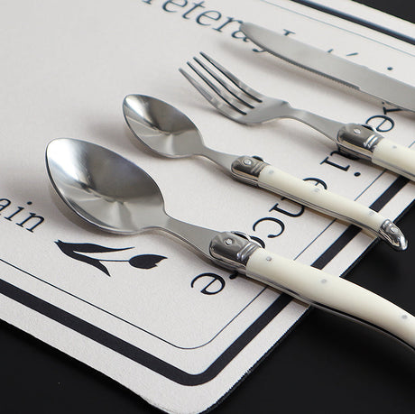 EPIUS Aranjuez Sleek Scandinavian Stainless Steel Tableware Set from EPIUS