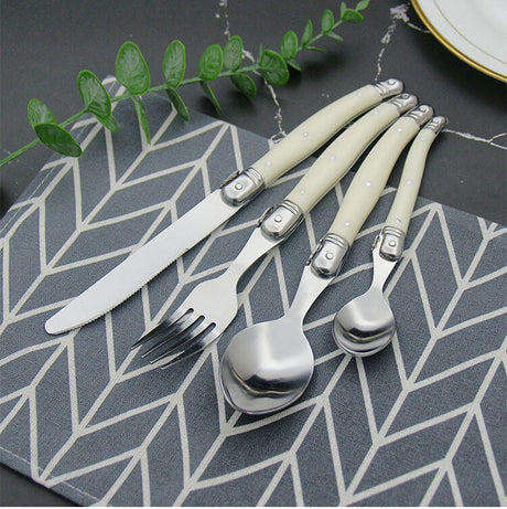 EPIUS Aranjuez Sleek Scandinavian Stainless Steel Tableware Set from EPIUS