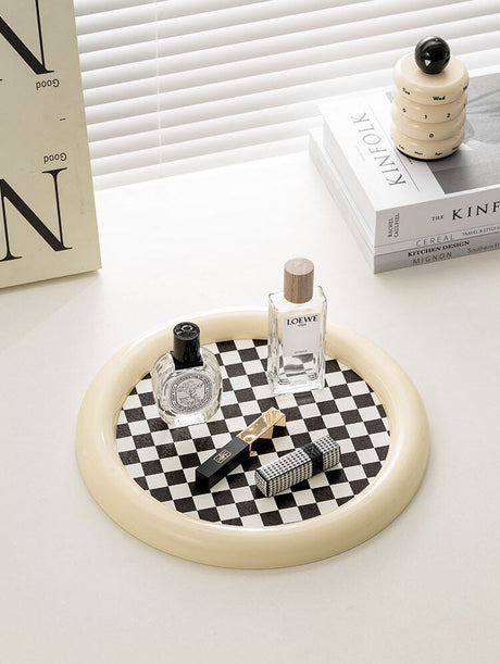 EPIUS Juniper Elegant Nordic Desktop Pallet Chessboard Storage Plate from EPIUS