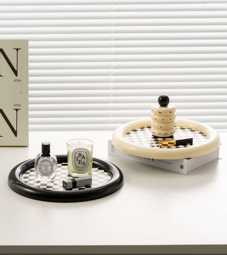 EPIUS Juniper Elegant Nordic Desktop Pallet Chessboard Storage Plate from EPIUS