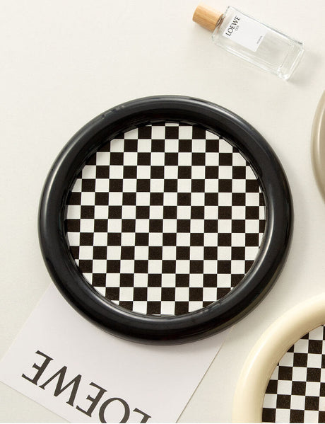 EPIUS Juniper Elegant Nordic Desktop Pallet Chessboard Storage Plate from EPIUS