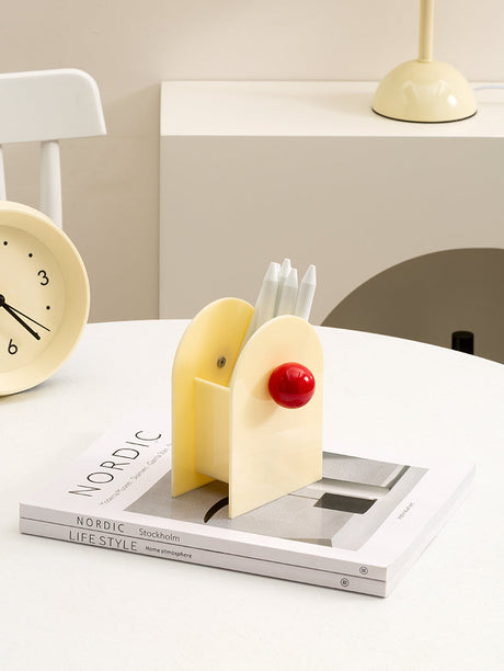 EPIUS Juniper Minimalist Acrylic Pen Holder Storage Box from EPIUS