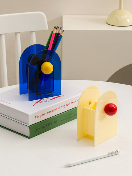 EPIUS Juniper Minimalist Acrylic Pen Holder Storage Box from EPIUS