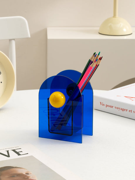 EPIUS Juniper Minimalist Acrylic Pen Holder Storage Box from EPIUS