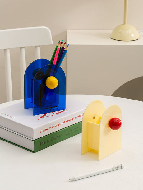 EPIUS Juniper Minimalist Acrylic Pen Holder Storage Box from EPIUS