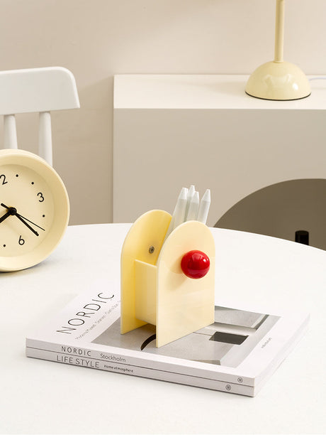 EPIUS Juniper Minimalist Acrylic Pen Holder Storage Box from EPIUS