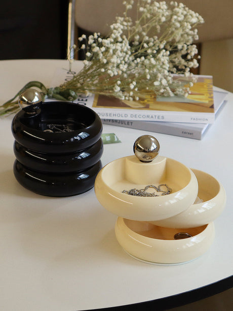 EPIUS Leontios Sleek Rotating Cosmetic Storage Box from EPIUS