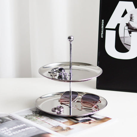 EPIUS Linnea Chic Multi-Layer Stainless Steel Snack Tray from EPIUS