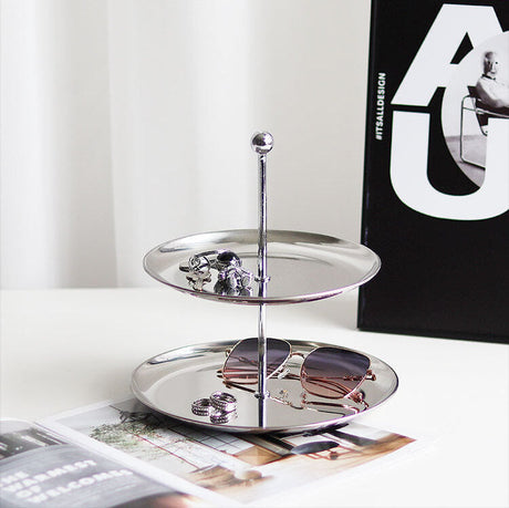 EPIUS Linnea Chic Multi-Layer Stainless Steel Snack Tray from EPIUS