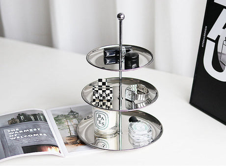 EPIUS Linnea Chic Multi-Layer Stainless Steel Snack Tray from EPIUS