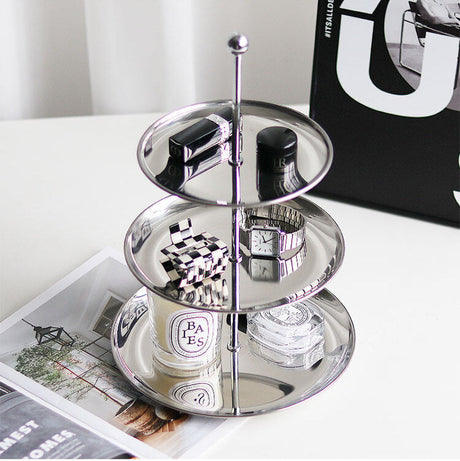 EPIUS Linnea Chic Multi-Layer Stainless Steel Snack Tray from EPIUS