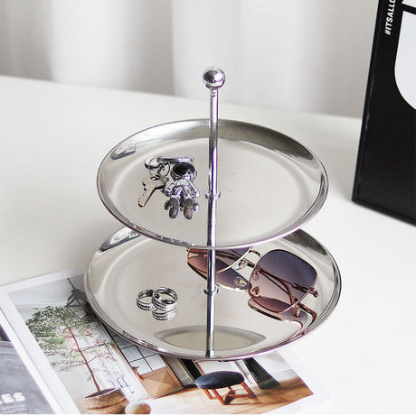 EPIUS Linnea Chic Multi-Layer Stainless Steel Snack Tray from EPIUS