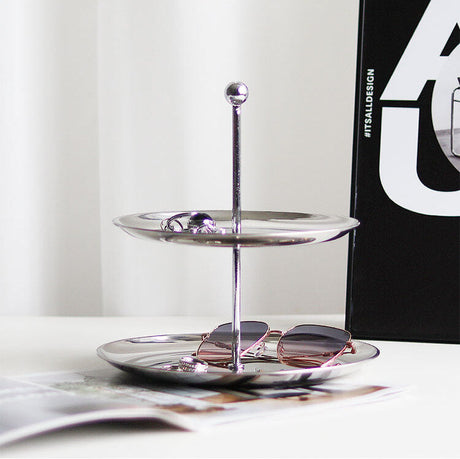 EPIUS Linnea Chic Multi-Layer Stainless Steel Snack Tray from EPIUS