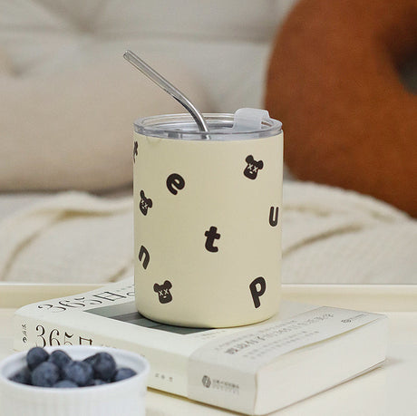 EPIUS Lysandra Elegant Steel Belt Glass Straw from EPIUS
