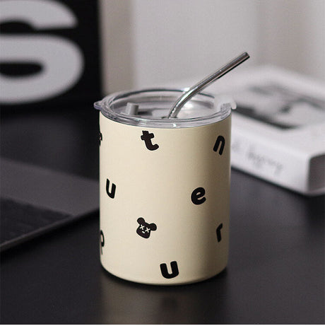 EPIUS Lysandra Elegant Steel Belt Glass Straw from EPIUS