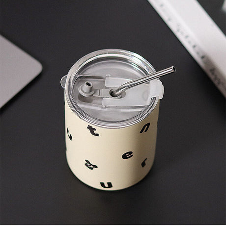 EPIUS Lysandra Elegant Steel Belt Glass Straw from EPIUS