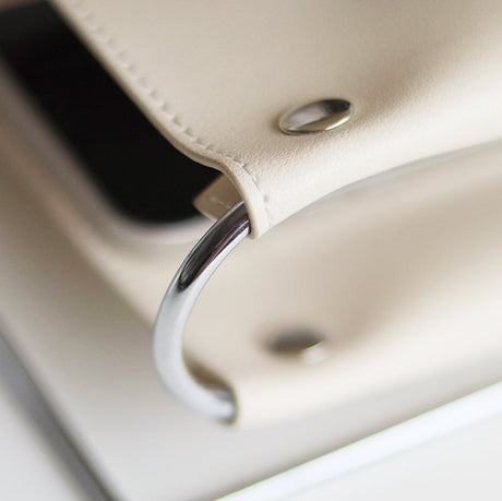 EPIUS Lysandra Multi-Layer Leather Iron Frame Desktop Storage Box from EPIUS