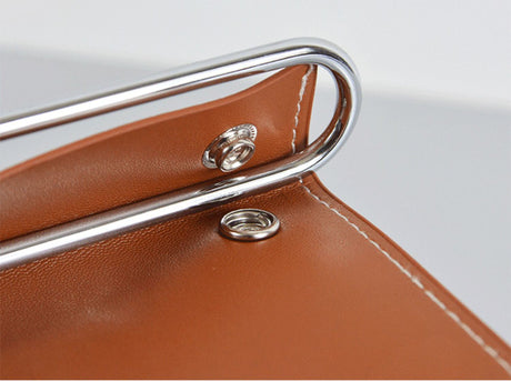 EPIUS Lysandra Multi-Layer Leather Iron Frame Desktop Storage Box from EPIUS