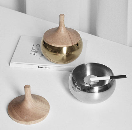 EPIUS Marcellus Elegant Windproof Steel Ashtray from EPIUS