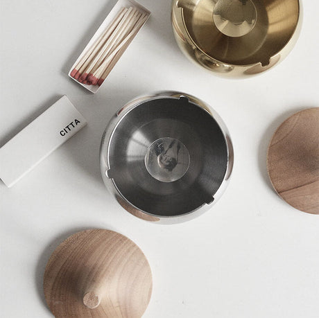 EPIUS Marcellus Elegant Windproof Steel Ashtray from EPIUS