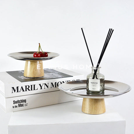 EPIUS Mariposa Elegant Wooden Stand Stainless Steel Props Jewelry from EPIUS