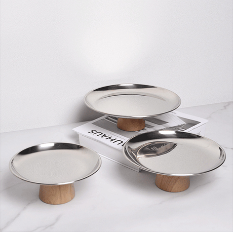 EPIUS Mariposa Elegant Wooden Stand Stainless Steel Props Jewelry from EPIUS