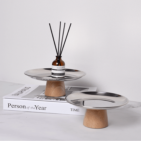 EPIUS Mariposa Elegant Wooden Stand Stainless Steel Props Jewelry from EPIUS