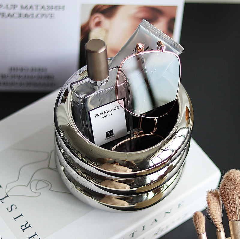EPIUS Selene Decorative Multi-Function Ceramic Pot Storage Box from EPIUS