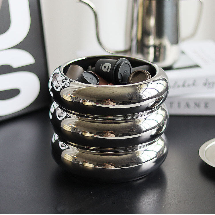 EPIUS Selene Decorative Multi-Function Ceramic Pot Storage Box from EPIUS