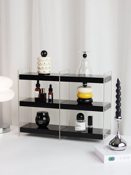 EPIUS Sienna Multi-Tiered Acrylic Glass Organizer System from EPIUS