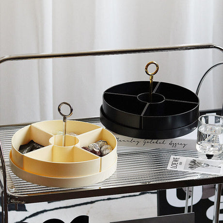 EPIUS Thimbu Elegant Four-Compartment Snack Plate from EPIUS