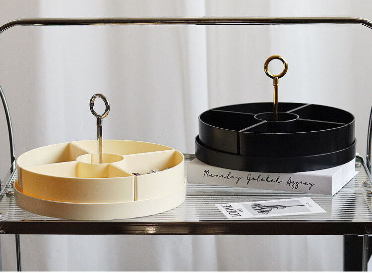 EPIUS Thimbu Elegant Four-Compartment Snack Plate from EPIUS