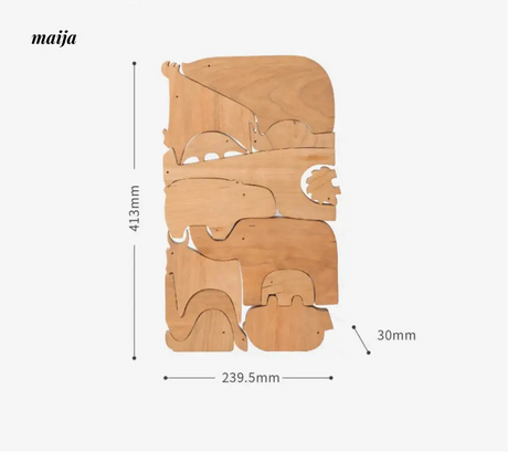 MUMO Mia Wooden Brainteaser Toy Set from MUMO
